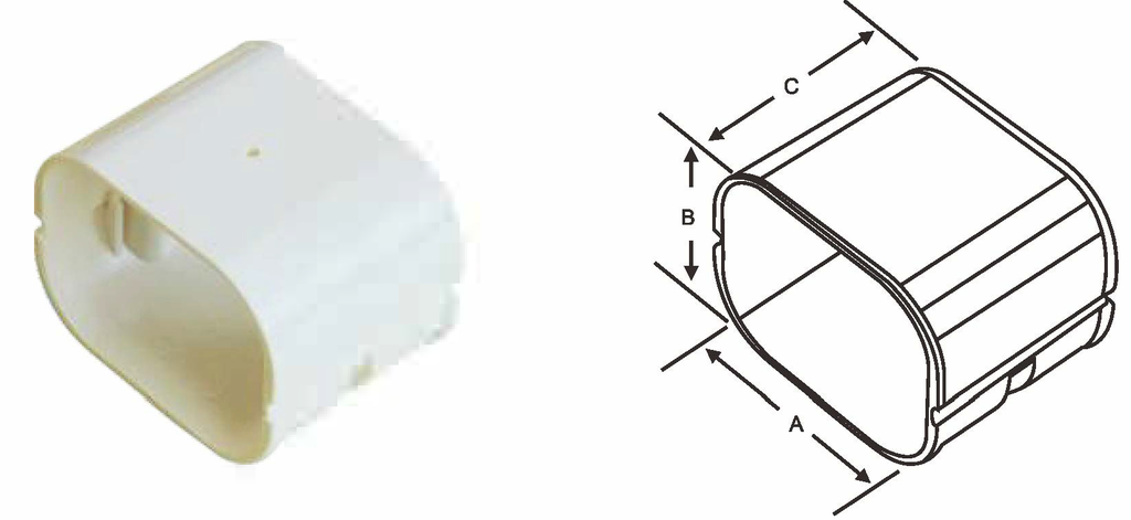 (434)6" Air Conditioner Duct - Coupling