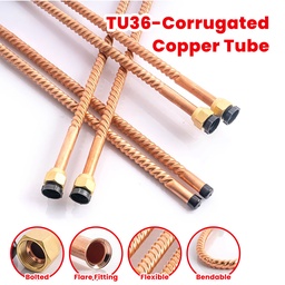 [AA107 H001] TU36-Corrugated Copper Tube